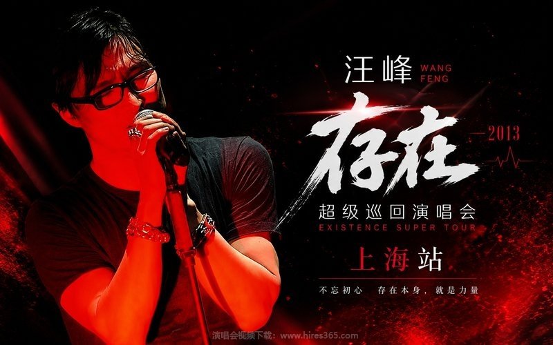 汪峰 – 2013 “存在”超级巡回演唱会 上海站 现场封面