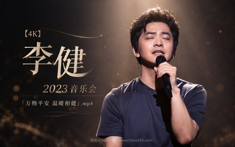 【4K】李健 – 2023 音乐会 「万物平安 温暖相健」.mp4 现场封面