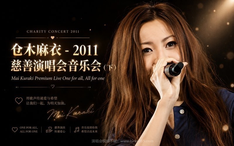 仓木麻衣 – 2011 慈善演唱会音乐会（下） Mai Kuraki Premium Live One for all, All for one 现场封面
