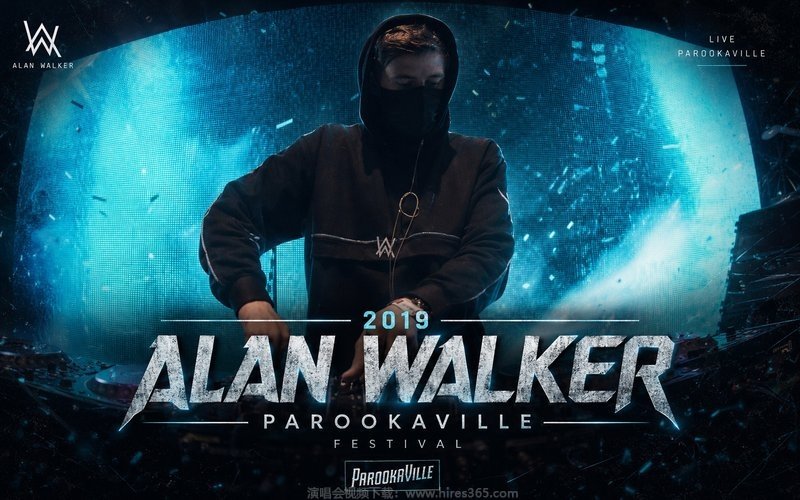 Alan Walker – 2019 Parookaville音乐节 现场封面