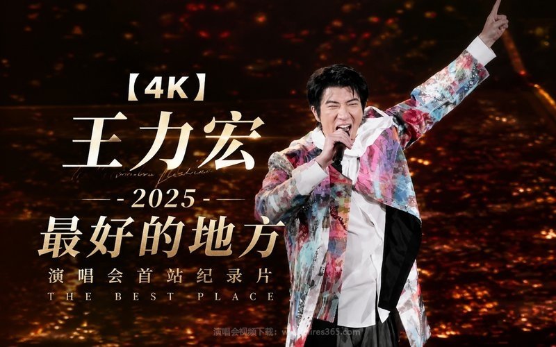 【4K】王力宏 – 2025 最好的地方演唱会首站纪录片 现场封面