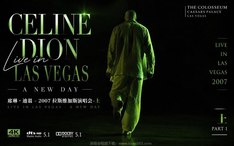 席琳·迪翁 – 2007 拉斯维加斯演唱会-上 Celine Dion Live in Las Vegas – A New Day 现场封面