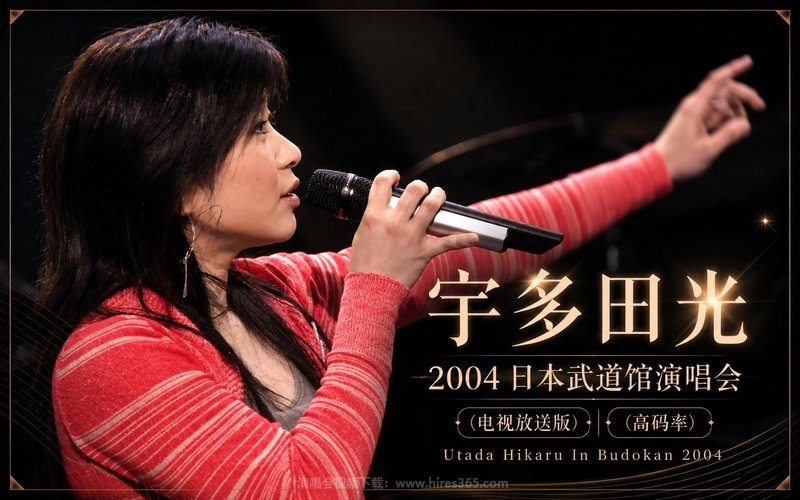宇多田光 – 2004 日本武道馆演唱会（电视放送版）（高码率） Utada Hikaru In Budokan 2004 现场封面