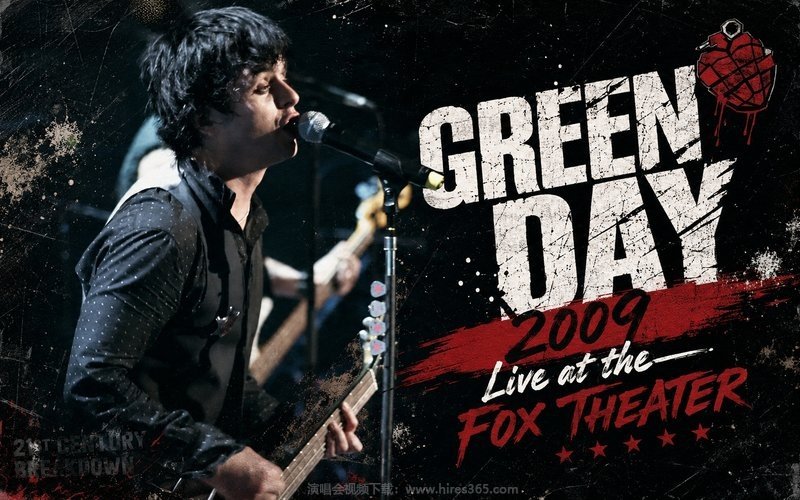 Green Day – 2009 Live at the Fox Theater 演唱会 现场封面