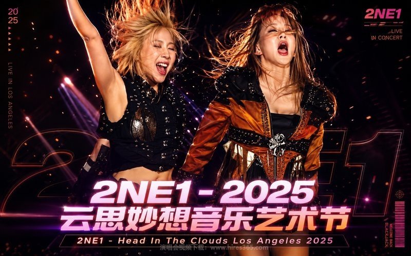 2NE1 – 2025 云思妙想音乐艺术节 2NE1 – Head In The Clouds Los Angeles 2025 现场封面