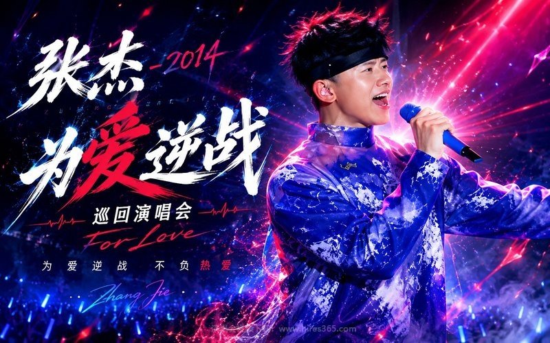 张杰 – 2014 为爱逆战巡回演唱会 现场封面