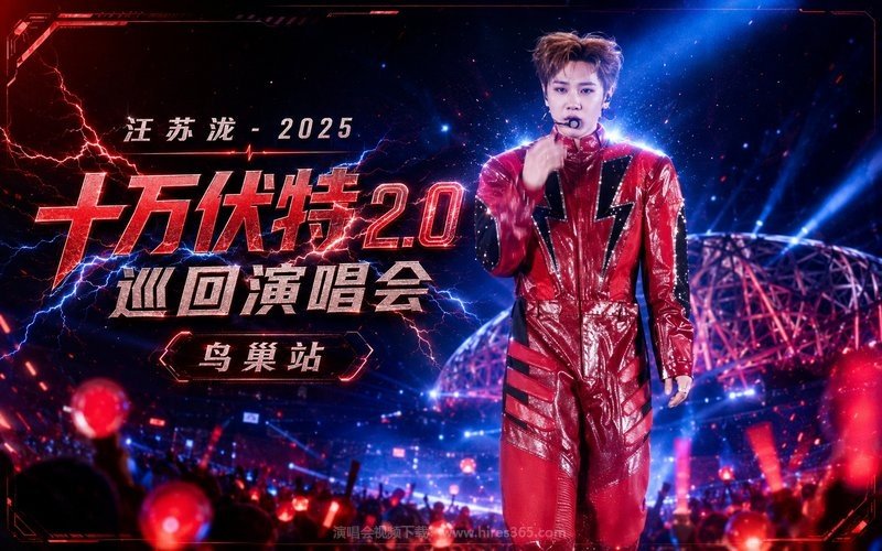 汪苏泷 – 2025 十万伏特2.0巡回演唱会 鸟巢站 现场封面
