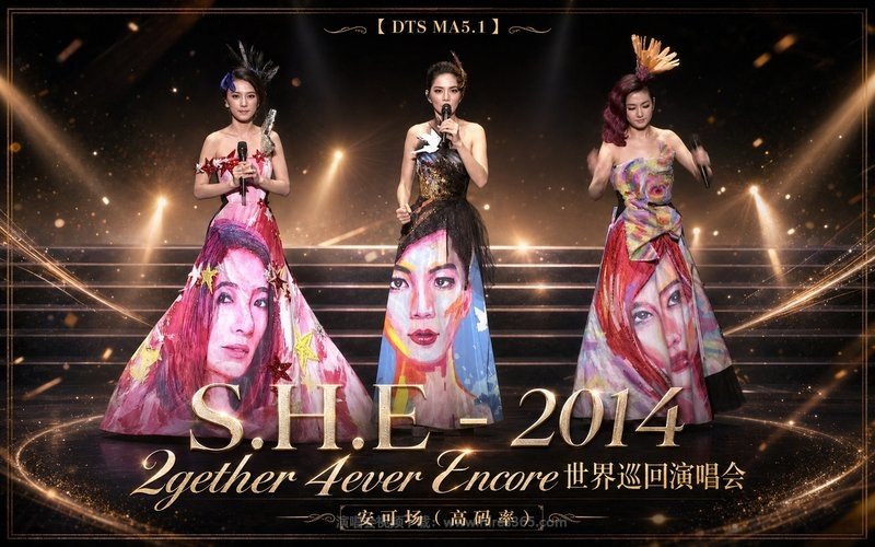【DTS MA5.1】S.H.E – 2014 2gether 4ever Encore世界巡回演唱会 安可场（高码率） 现场封面