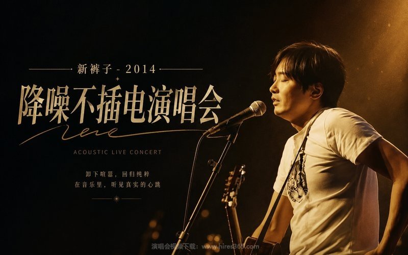 新裤子 – 2014 降噪不插电演唱会 现场封面