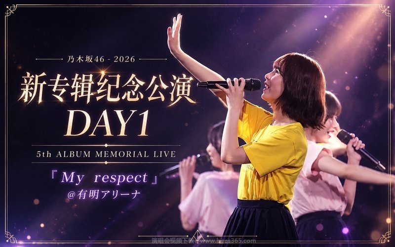 乃木坂46 – 2026 新专辑纪念公演 DAY1 5th ALBUM MEMORIAL LIVE 『My respect』＠有明アリーナ 现场封面