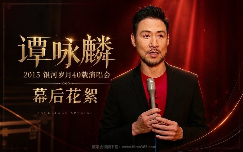 谭咏麟 – 2015 银河岁月40载演唱会-幕后花絮 现场封面
