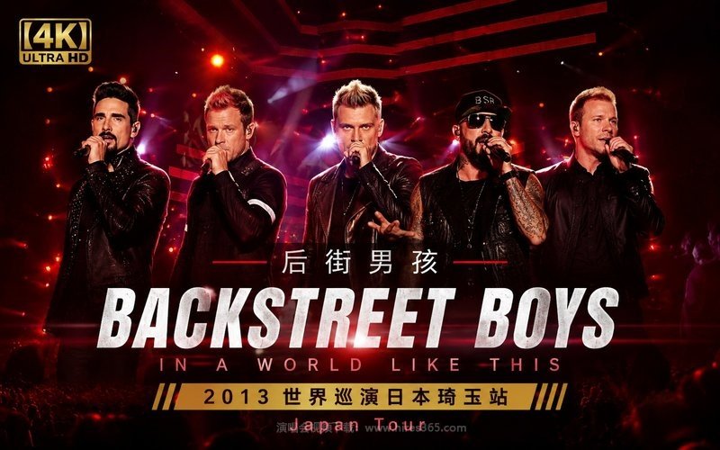 【4K】后街男孩 – 2013 世界巡演日本琦玉站 BackStreet Boys In A World Like This Japan Tour 现场封面