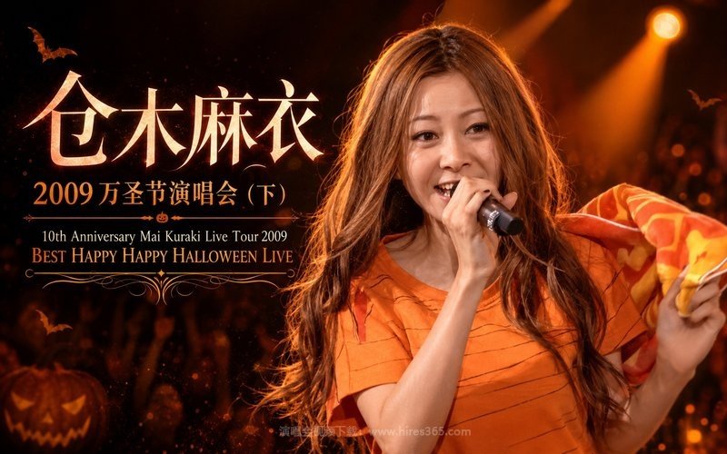 仓木麻衣 – 2009 万圣节演唱会（下） 10th Anniversary Mai Kuraki Live Tour 2009 BEST HAPPY HAPPY HALLOWEEN LIVE 现场封面