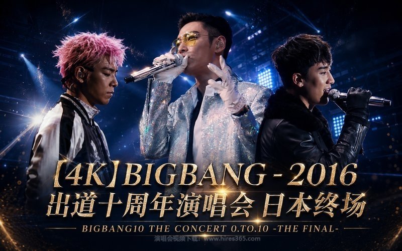 【4K】BIGBANG – 2016 出道十周年演唱会 日本终场 BIGBANG10 THE CONCERT  0.TO.10 -THE FINAL- 现场封面