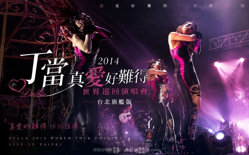 丁当 – 2014 真爱好难得世界巡回演唱会 台北旗舰版 现场封面