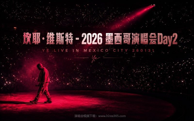 坎耶·维斯特 – 2026 墨西哥演唱会Day2 YE LIVE IN MEXICO CITY 260131 现场封面