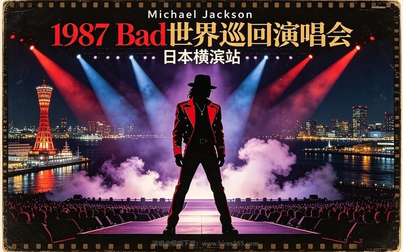 Michael Jackson – 1987 Bad世界巡回演唱会 日本横滨站 现场封面