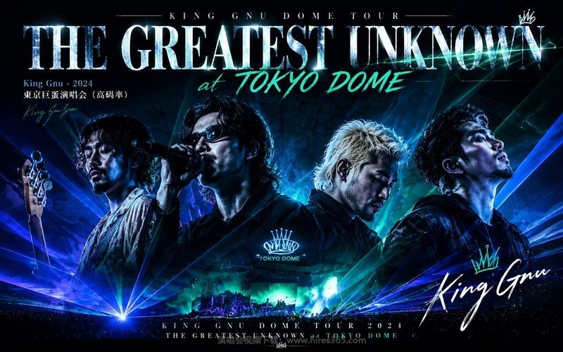 King Gnu – 2024 东京巨蛋演唱会（高码率） King Gnu Dome Tour THE GREATEST UNKNOWN at TOKYO DOME 现场封面