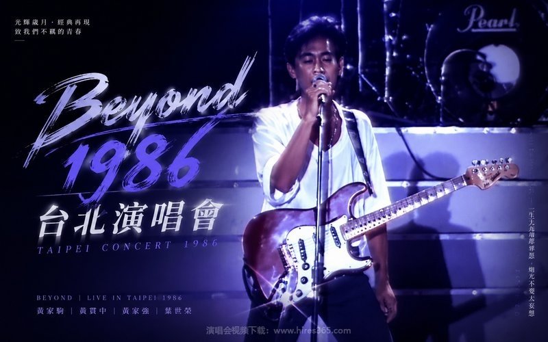 Beyond – 1986 台北演唱会 现场封面