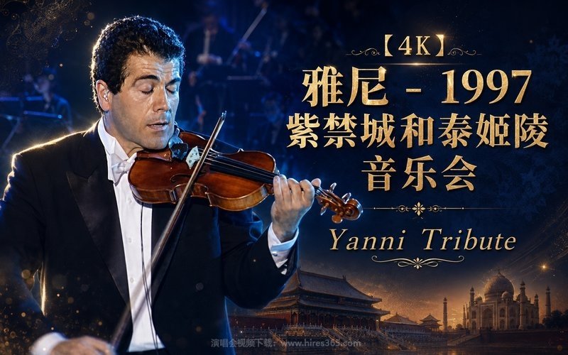 【4K】雅尼 – 1997 紫禁城和泰姬陵音乐会 Yanni Tribute 现场封面