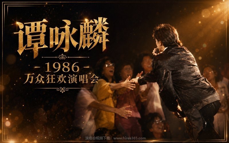 谭咏麟 – 1986 万众狂欢演唱会 现场封面