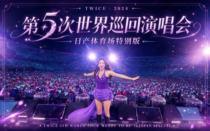 TWICE – 2024 第5次世界巡回演唱会 日产体育场特别版 TWICE 5TH WORLD TOUR ‘READY TO BE’ in JAPAN SPECIAL 现场封面