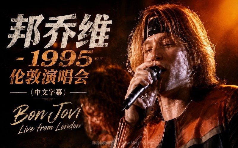 邦乔维 – 1995 伦敦演唱会（中文字幕） Bon Jovi Live from London 现场封面