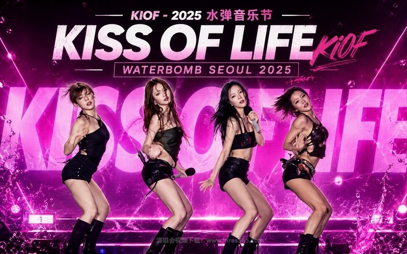 KIOF – 2025 水弹音乐节 KISS OF LIFE WATERBOMB SEOUL 2025 现场封面