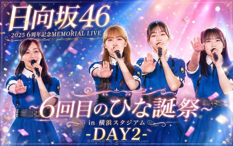 日向坂46 – 2025 6周年記念MEMORIAL LIVE ～6回目のひな誕祭～ in 横浜スタジアム-DAY2- 现场封面