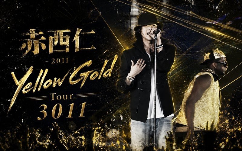 赤西仁 – 2011 Yellow Gold Tour 3011 现场封面
