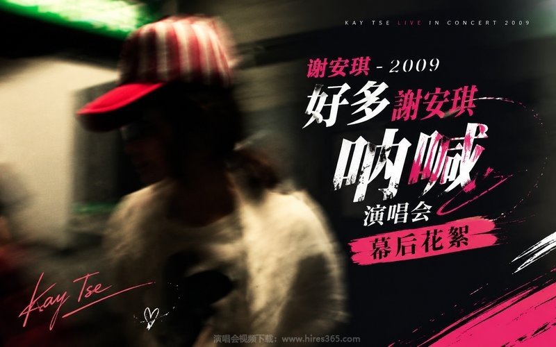 谢安琪 – 2009 好多谢安琪呐喊演唱会 幕后花絮 现场封面