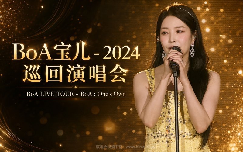 BoA宝儿 – 2024 巡回演唱会 BoA LIVE TOUR – BoA：One’s Own 现场封面