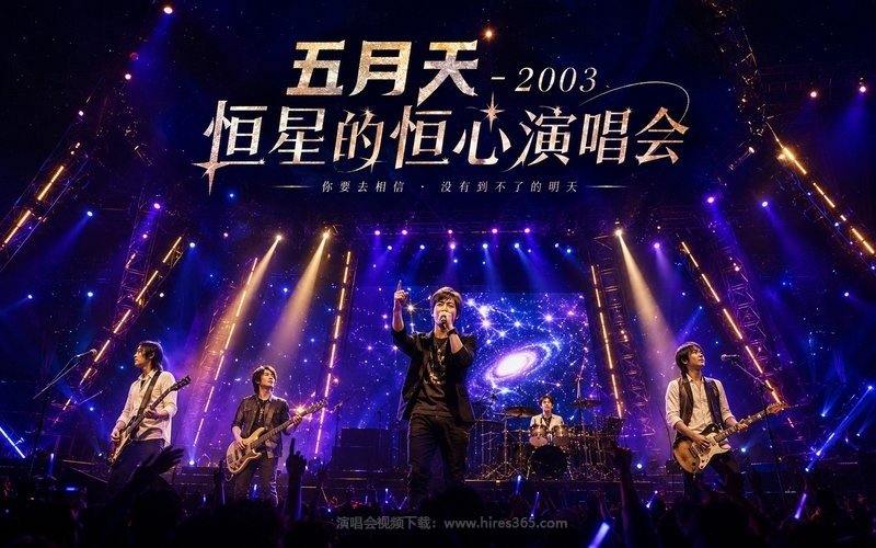 五月天 – 2003 恒星的恒心演唱会 现场封面