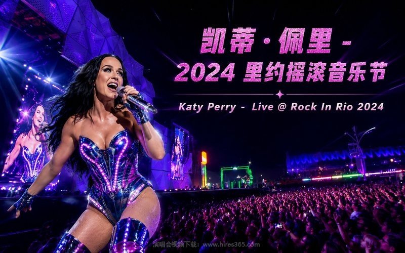 凯蒂·佩里 – 2024 里约摇滚音乐节 Katy Perry – Live @ Rock In Rio 2024 现场封面