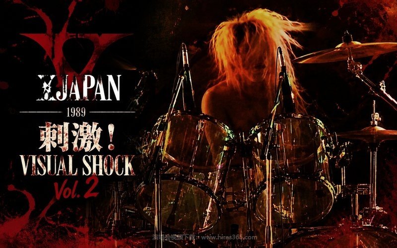 X JAPAN – 1989 刺激! VISUAL SHOCK Vol. 2 现场封面