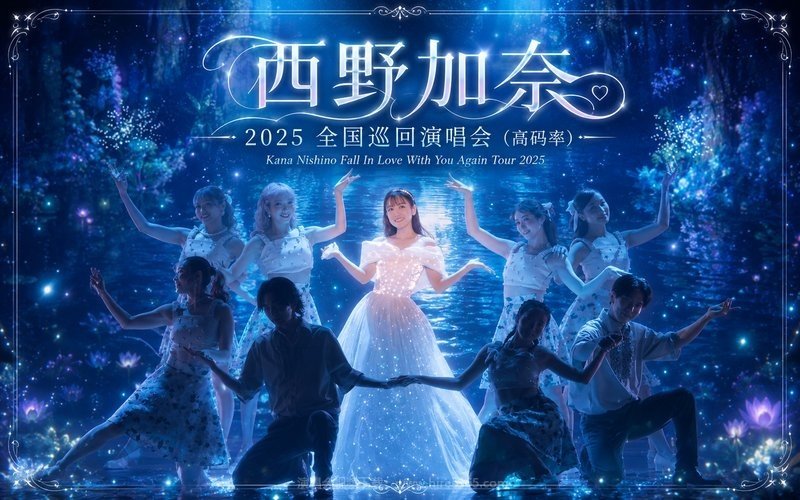 西野加奈 – 2025 全国巡回演唱会（高码率） Kana Nishino Fall In Love With You Again Tour 2025 现场封面
