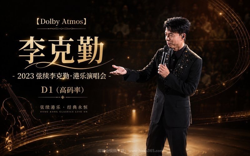 【Dolby Atmos】李克勤 – 2023 弦续李克勤·港乐演唱会 D1（高码率） 现场封面