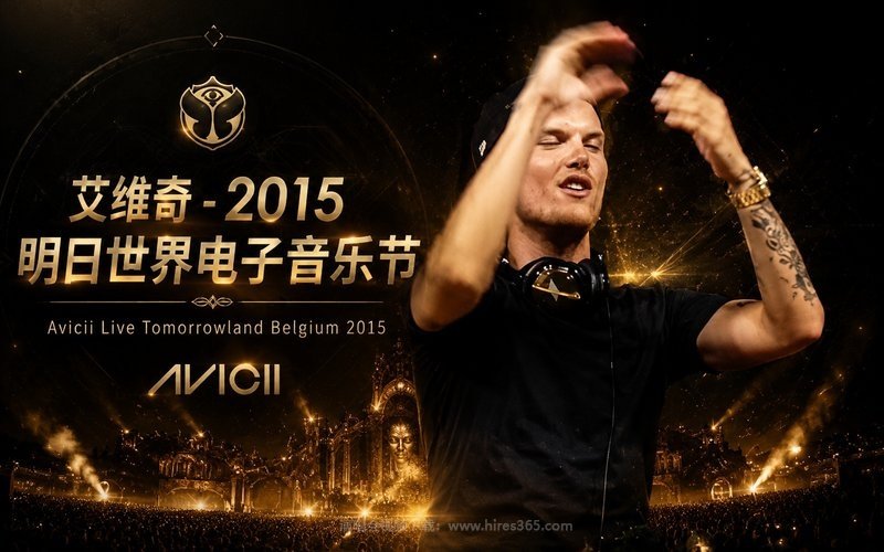 艾维奇 – 2015 明日世界电子音乐节 Avicii Live Tomorrowland Belgium 2015 现场封面
