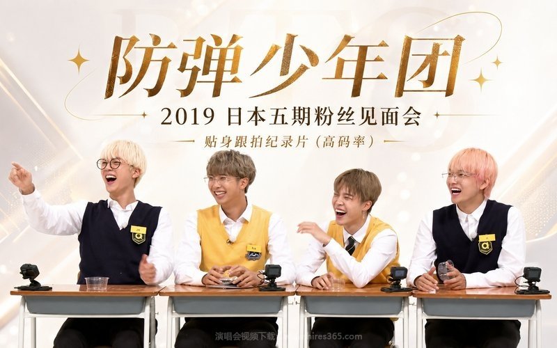防弹少年团 – 2019 日本五期粉丝见面会 贴身跟拍纪录片（高码率） 现场封面