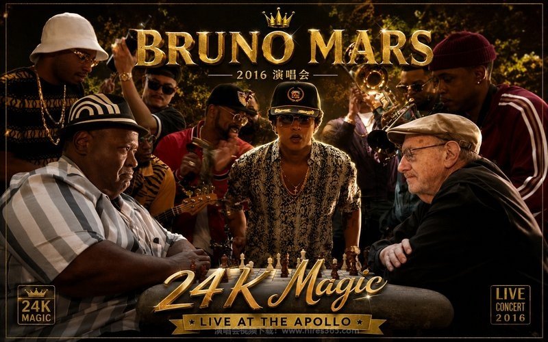Bruno Mars – 2016 演唱会 24K Magic – Live at the Apollo 现场封面