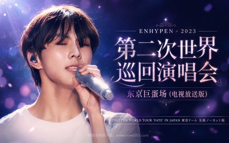 ENHYPEN – 2023 第二次世界巡回演唱会 东京巨蛋场 (电视放送版) ENHYPEN WORLD TOUR ‘FATE’ IN JAPAN 東京ドーム 全曲ノーカット版 现场封面