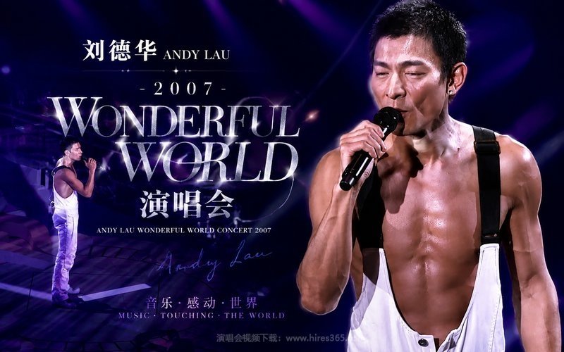 刘德华 – 2007 Wonderful World 演唱会 现场封面