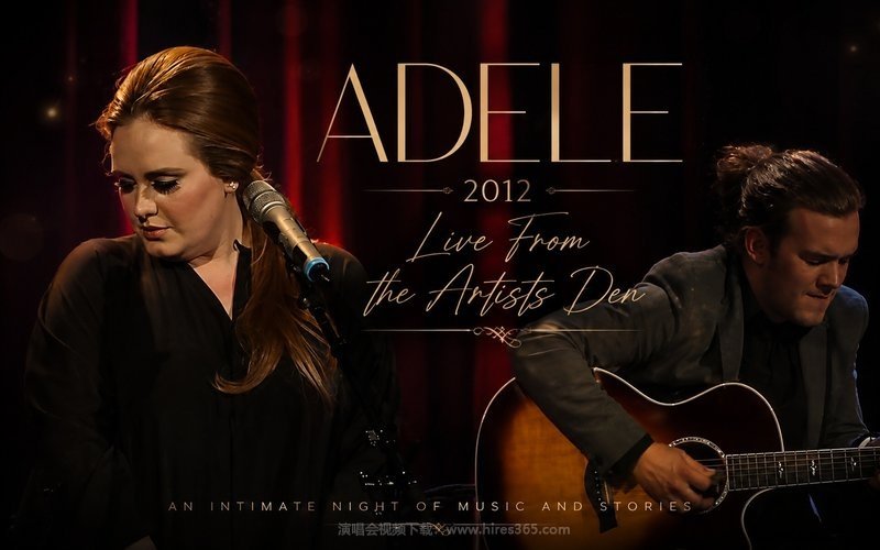Adele – 2012 Live From the Artists Den 现场封面