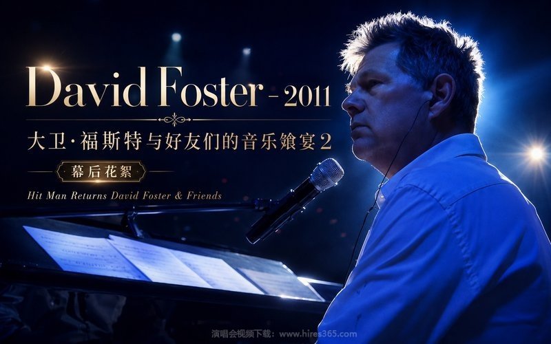 David Foster – 2011 大卫·福斯特与好友们的音乐飨宴2 幕后花絮 Hit Man Returns David Foster & Friends 现场封面