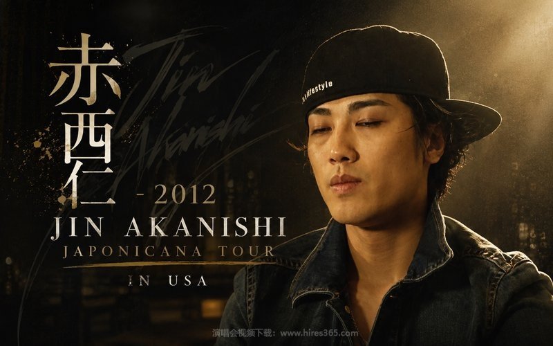 赤西仁 – 2012 JIN AKANISHI JAPONICANA TOUR IN USA 现场封面