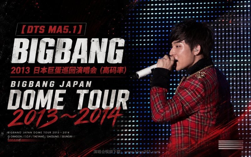 【DTS MA5.1】BIGBANG – 2013 日本巨蛋巡回演唱会（高码率） BIGBANG JAPAN DOME TOUR 2013～2014 现场封面