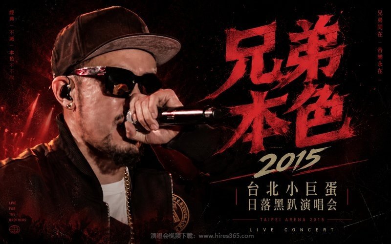 兄弟本色 – 2015 台北小巨蛋日落黑趴演唱会 现场封面