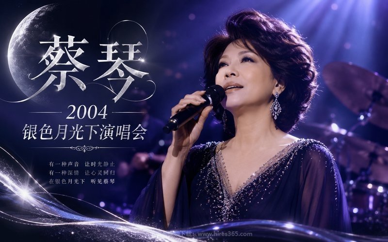 蔡琴 – 2004 银色月光下演唱会 现场封面