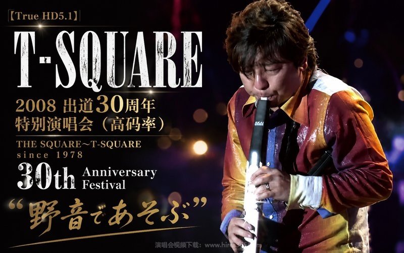 【True HD5.1】T-SQUARE – 2008 出道30周年特别演唱会（高码率） THE SQUARE〜T-SQUARE since 1978 30th Anniversary Festival “野音であそぶ” 现场封面