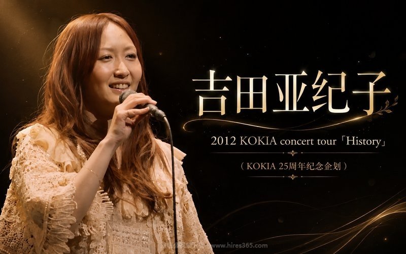 吉田亚纪子 – 2012 KOKIA concert tour 「History」（KOKIA 25周年纪念企划） 现场封面